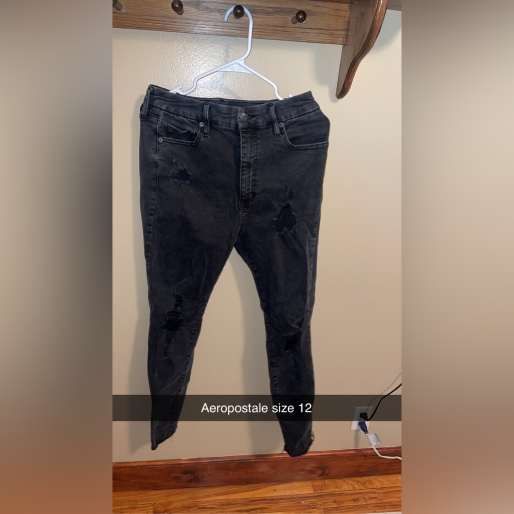 Aeropostale black skinny jeans